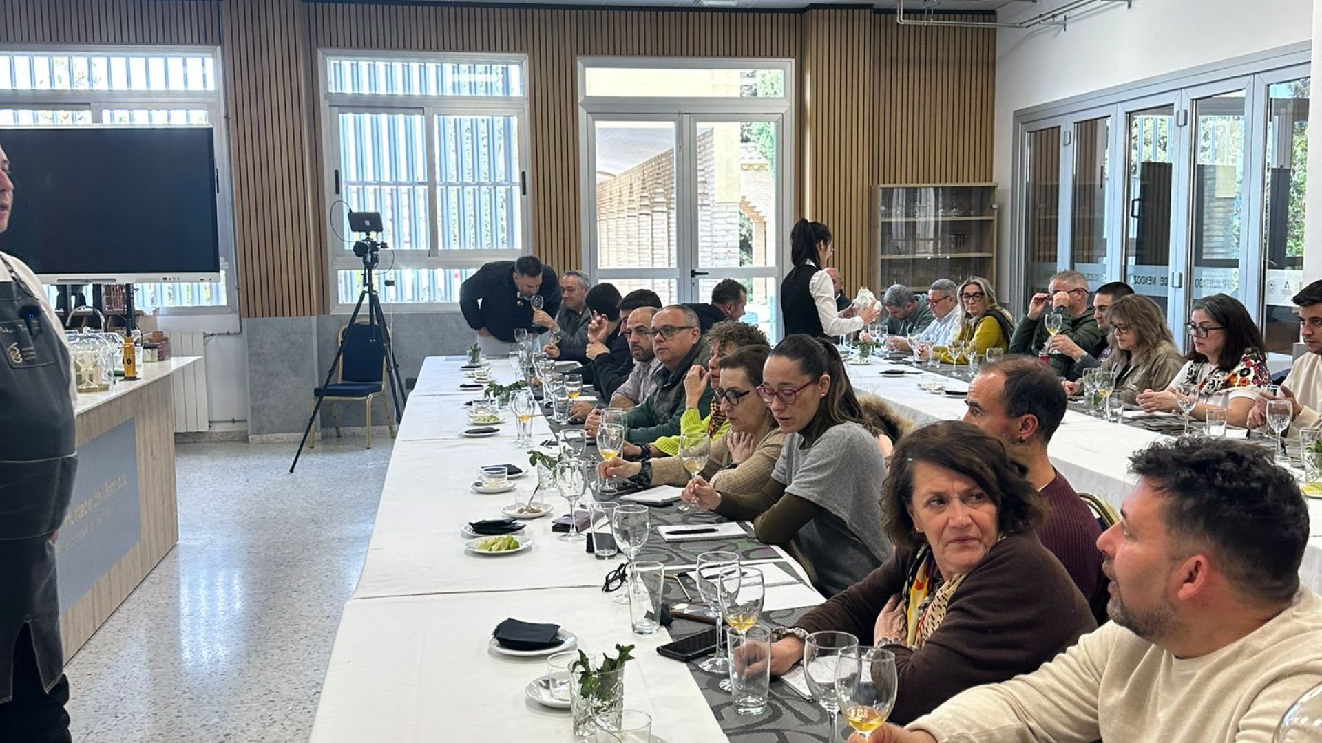 Guided wine tasting seated experience Andalusia